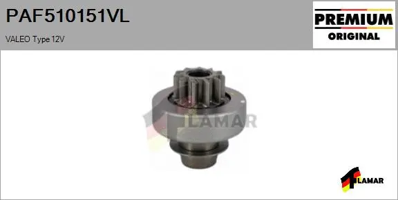 Pinion, starter (PAF510151VL)