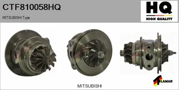 Core assembly, turbocharger (CTF810058HQ)