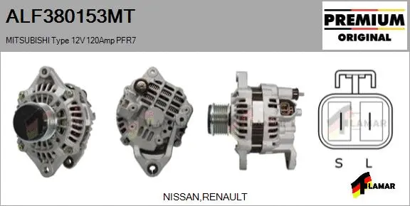 Alternator (ALF380153MT)