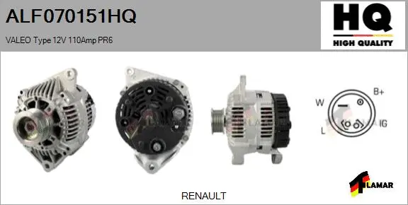 Alternator (ALF070151HQ)