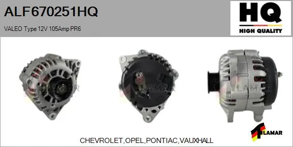 Alternator (ALF670251HQ)