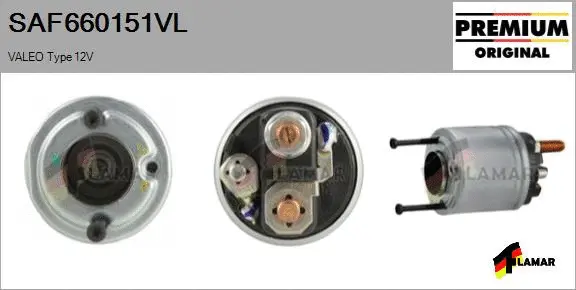 Solenoid Switch, starter (SAF660151VL)