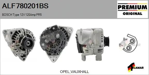 Alternator (ALF780201BS)