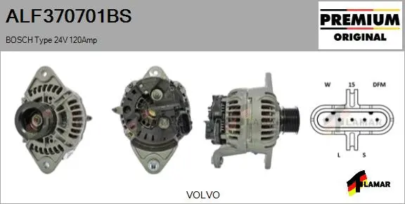 Alternator (ALF370701BS)