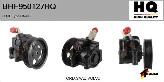 Hydraulic Pump, steering (BHF950127HQ)