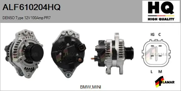 Alternator (ALF610204HQ)