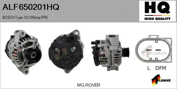 Alternator (ALF650201HQ)
