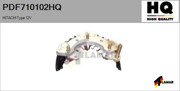 Rectifier, alternator (PDF710102HQ)