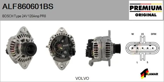 Alternator (ALF860601BS)