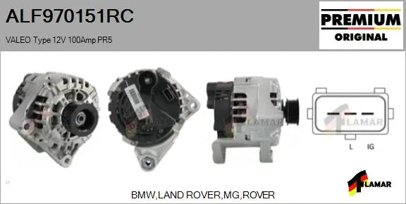 Alternator (ALF970151RC)