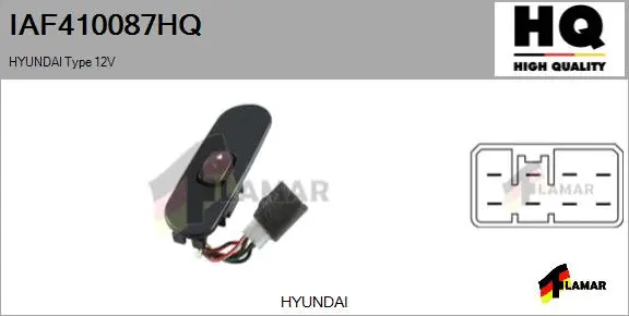 Switch, window regulator (IAF410087HQ)