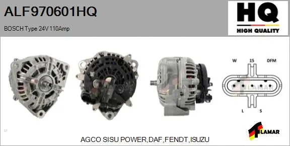 Alternator (ALF970601HQ)