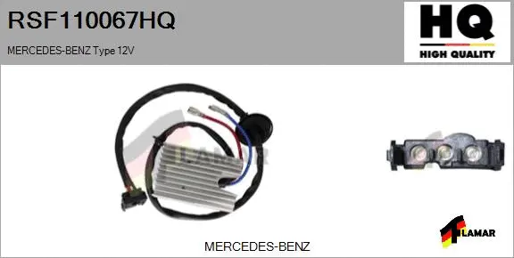 Resistor, interior blower (RSF110067HQ)