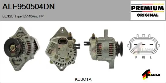 Alternator (ALF950504DN)