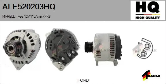 Alternator (ALF520203HQ)