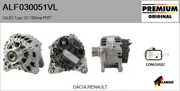 Alternator (ALF030051VL)