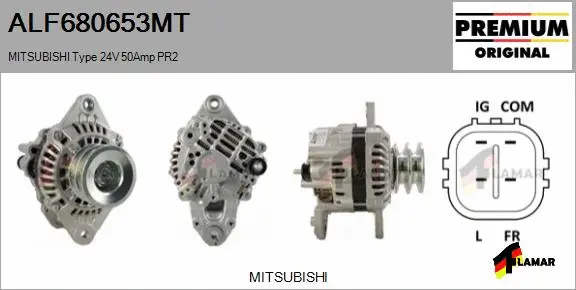 Alternator (ALF680653MT)