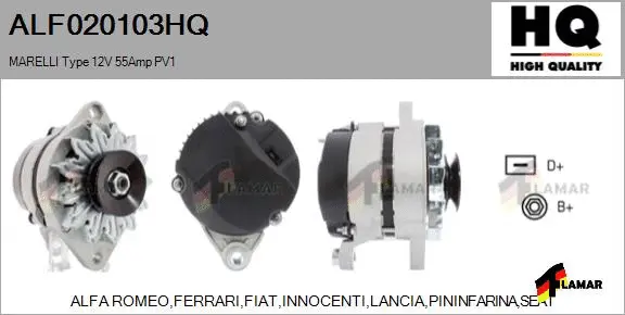 Alternator (ALF020103HQ)