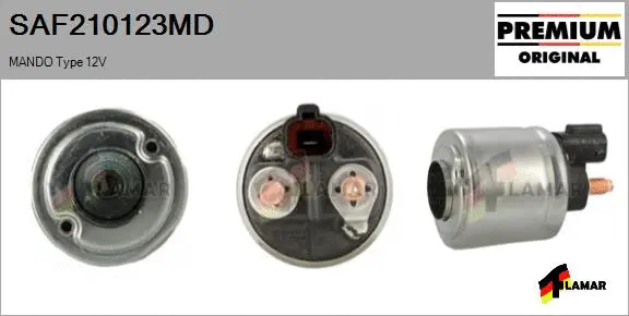 Solenoid Switch, starter (SAF210123MD)