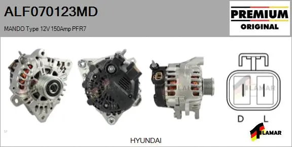 Alternator (ALF070123MD)