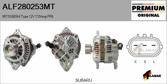 Alternator (ALF280253MT)