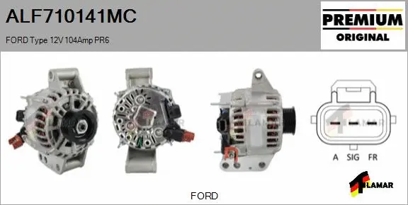 Alternator (ALF710141MC)