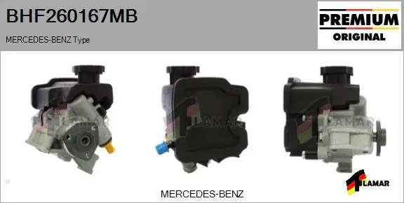 Hydraulic Pump, steering (BHF260167MB)