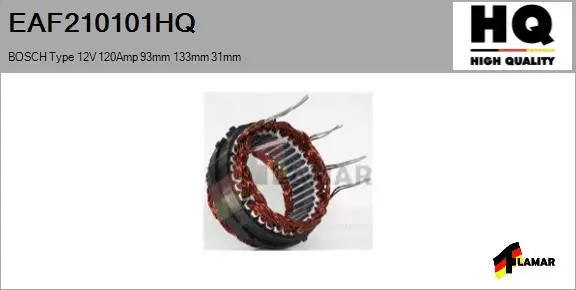 Stator, alternator (EAF210101HQ)
