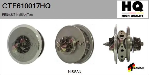 Core assembly, turbocharger (CTF610017HQ)