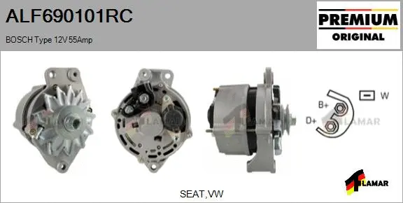 Alternator (ALF690101RC)