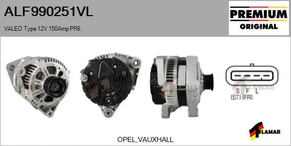 Alternator (ALF990251VL)