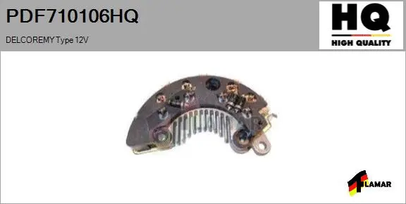 Rectifier, alternator (PDF710106HQ)