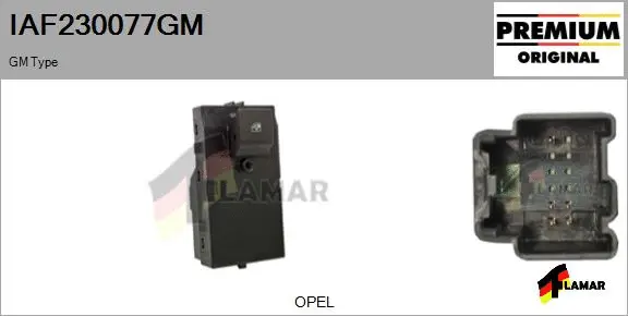 Switch, window regulator (IAF230077GM)