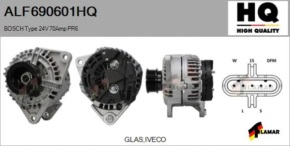 Alternator (ALF690601HQ)