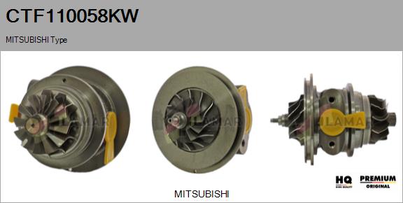 Core assembly, turbocharger (CTF110058KW)