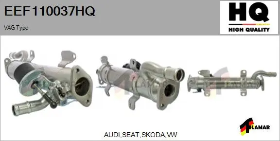 Cooler, exhaust gas recirculation (EEF110037HQ)