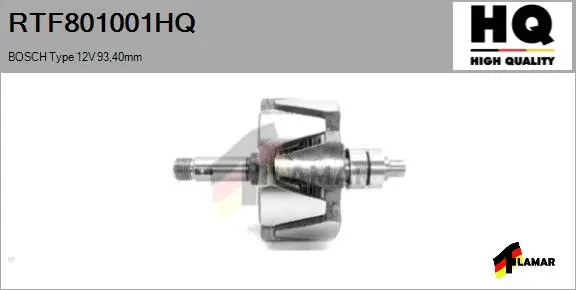 Rotor, alternator (RTF801001HQ)