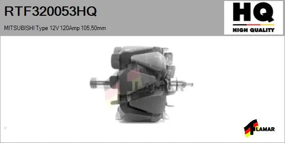 Rotor, alternator (RTF320053HQ)