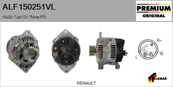Alternator (ALF150251VL)
