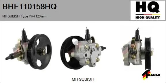 Hydraulic Pump, steering (BHF110158HQ)
