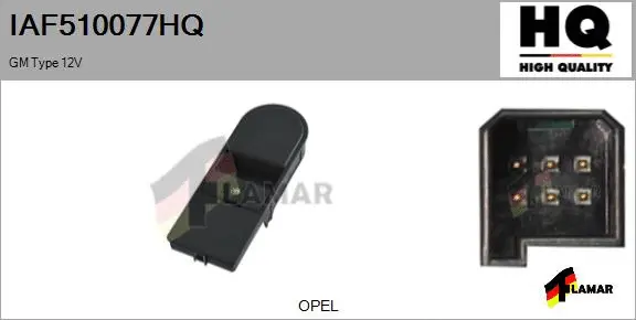 Switch, window regulator (IAF510077HQ)