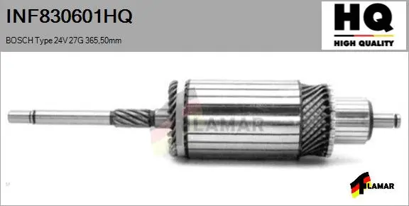Armature, starter (INF830601HQ)