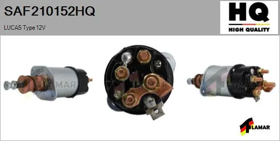 Solenoid Switch, starter (SAF210152HQ)