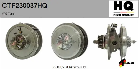 Core assembly, turbocharger (CTF230037HQ)