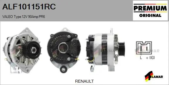Alternator (ALF101151RC)