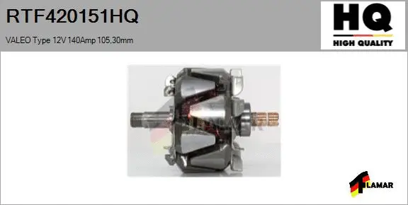 Rotor, alternator (RTF420151HQ)