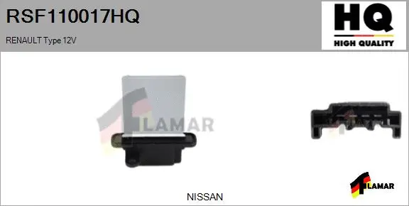 Resistor, interior blower (RSF110017HQ)