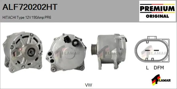 Alternator (ALF720202HT)