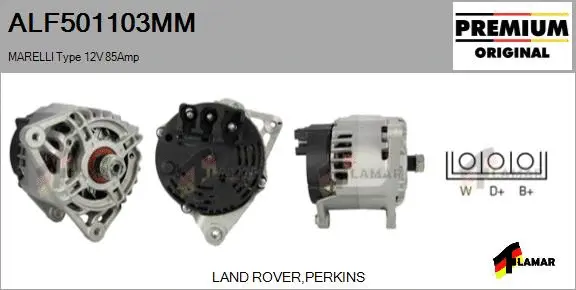 Alternator (ALF501103MM)