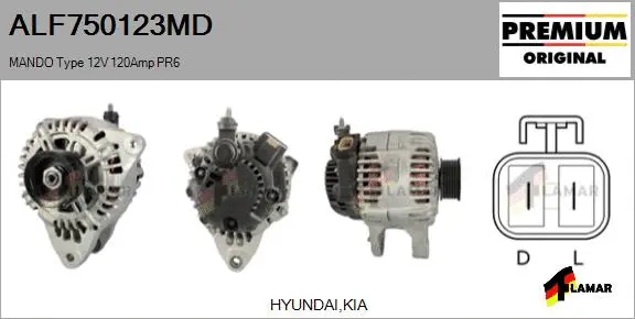 Alternator (ALF750123MD)